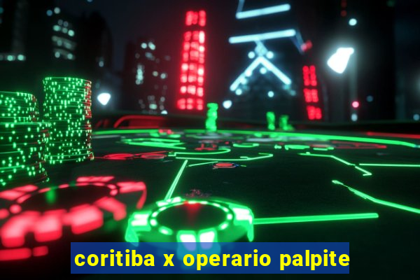 coritiba x operario palpite